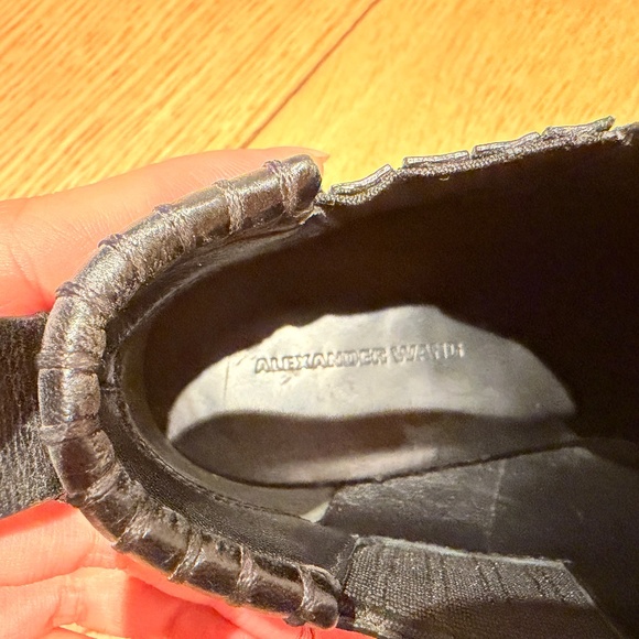 Alexander Wang - Kori Leather Ankle Chelsea Boot - Size 38.5 - Picture 10 of 10